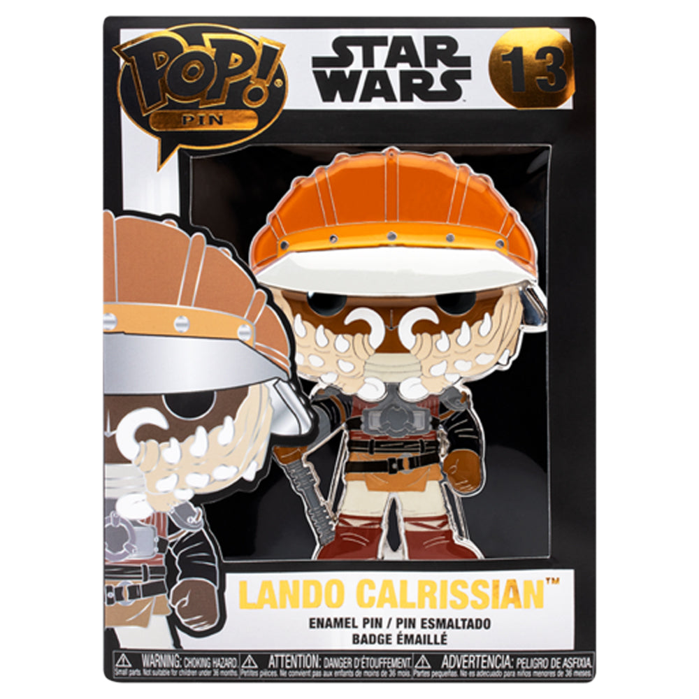 Pop! Star Wars #13 Lando Calrissian 10cm Pop! Enamel Pin/Badge w/ Stand Collectible — image 2