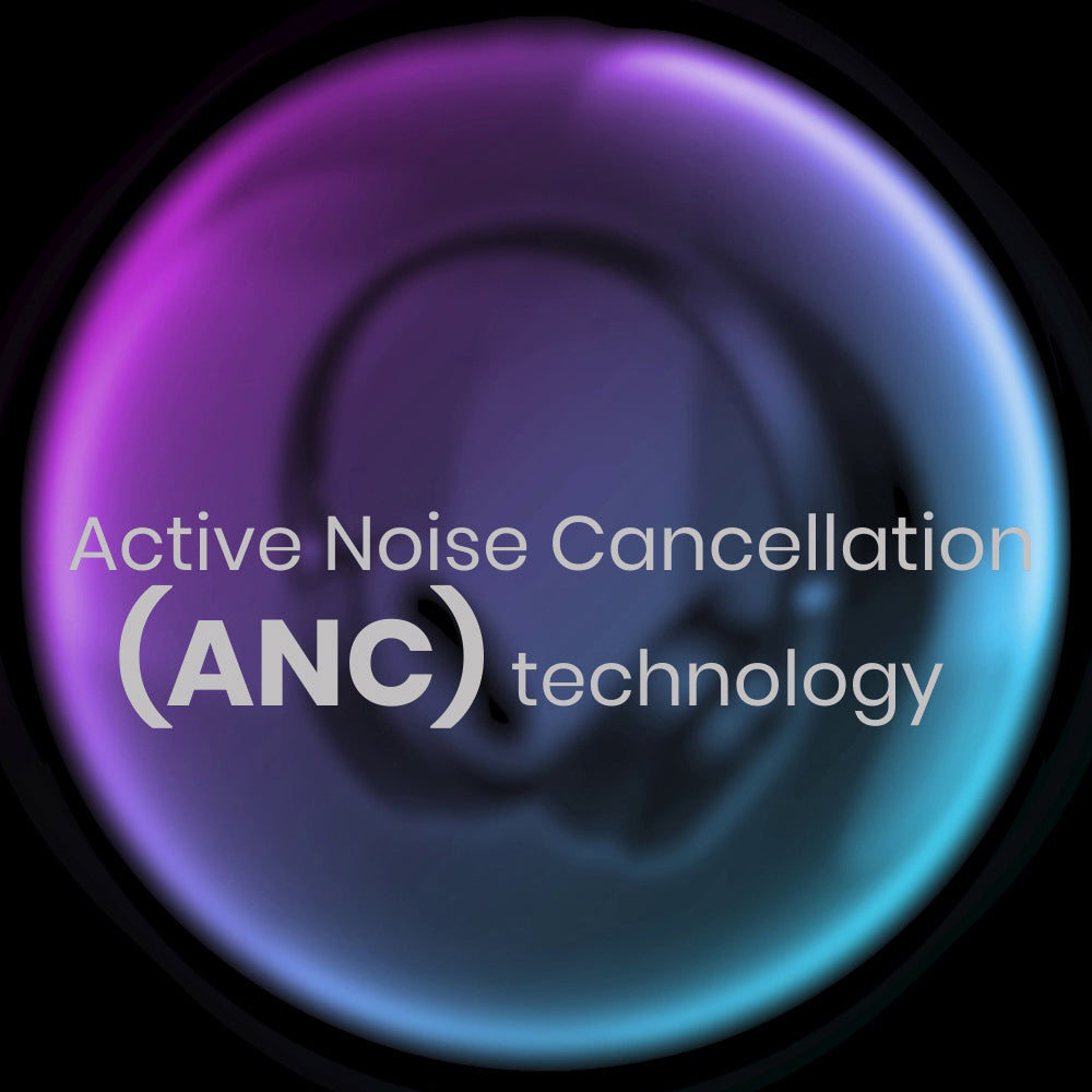 Hifuture FutureTour Active Noise Cancelling Bluetooth High Bass Headphones Black — image 2