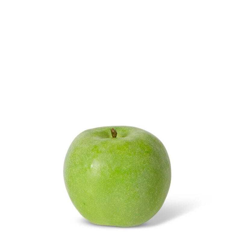 E Style 8cm Plastic Granny Smith Apple Fruit Ornament Decor Display Green