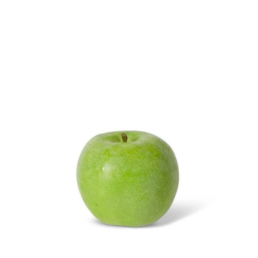 E Style 8cm Plastic Granny Smith Apple Fruit Ornament Decor Display Green (3 Pack) — image 2