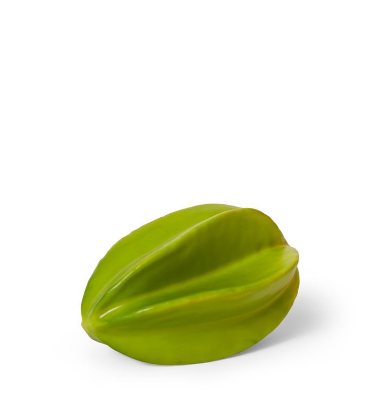 E Style 14cm Plastic Star Fruit Fruit Ornament Tabletop Decor Display Green