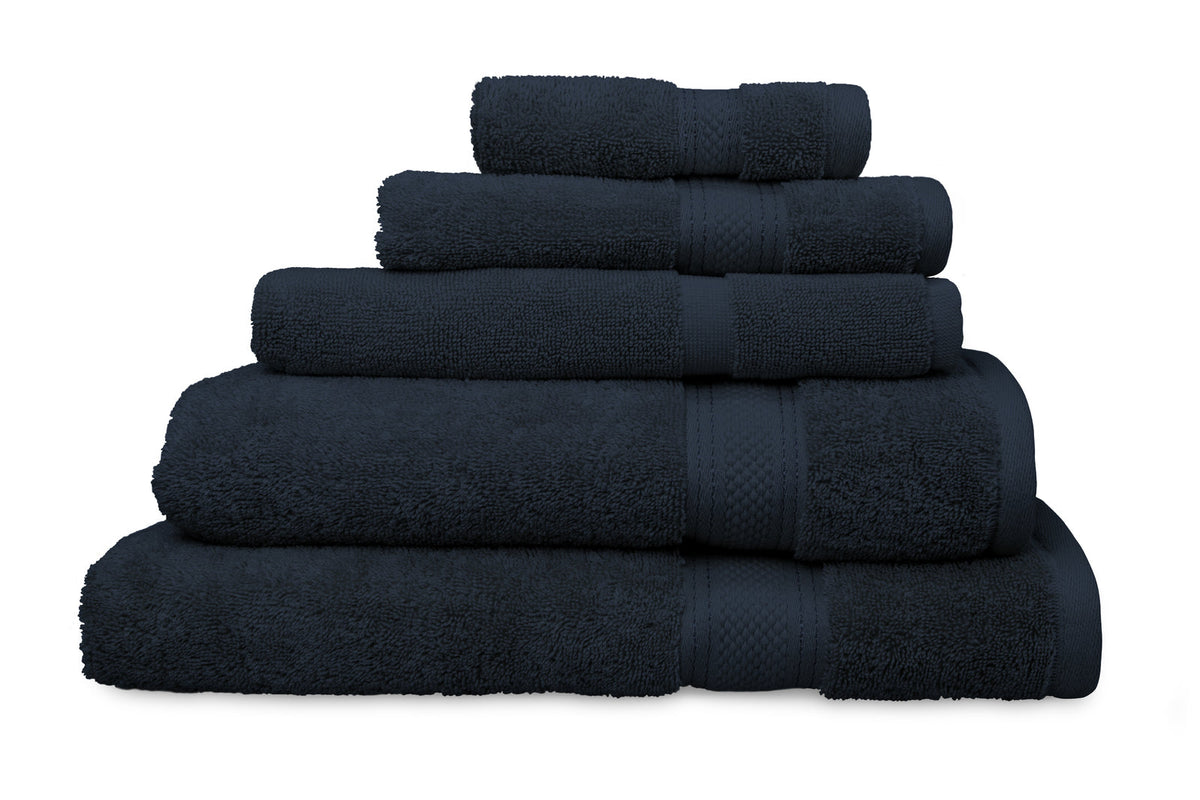 Ardor St Regis Collection 32x32cm Cotton Face Washer/Wash Soft 600GSM Navy — image 3