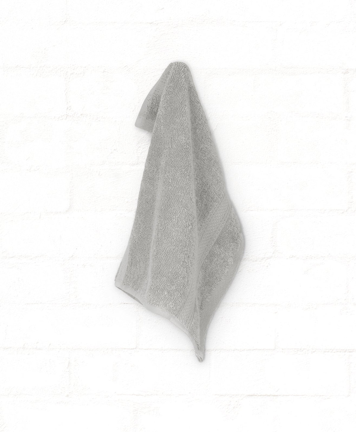 Ardor St Regis Collection 32x32cm Cotton Face Washer/Soft 600GSM Silver