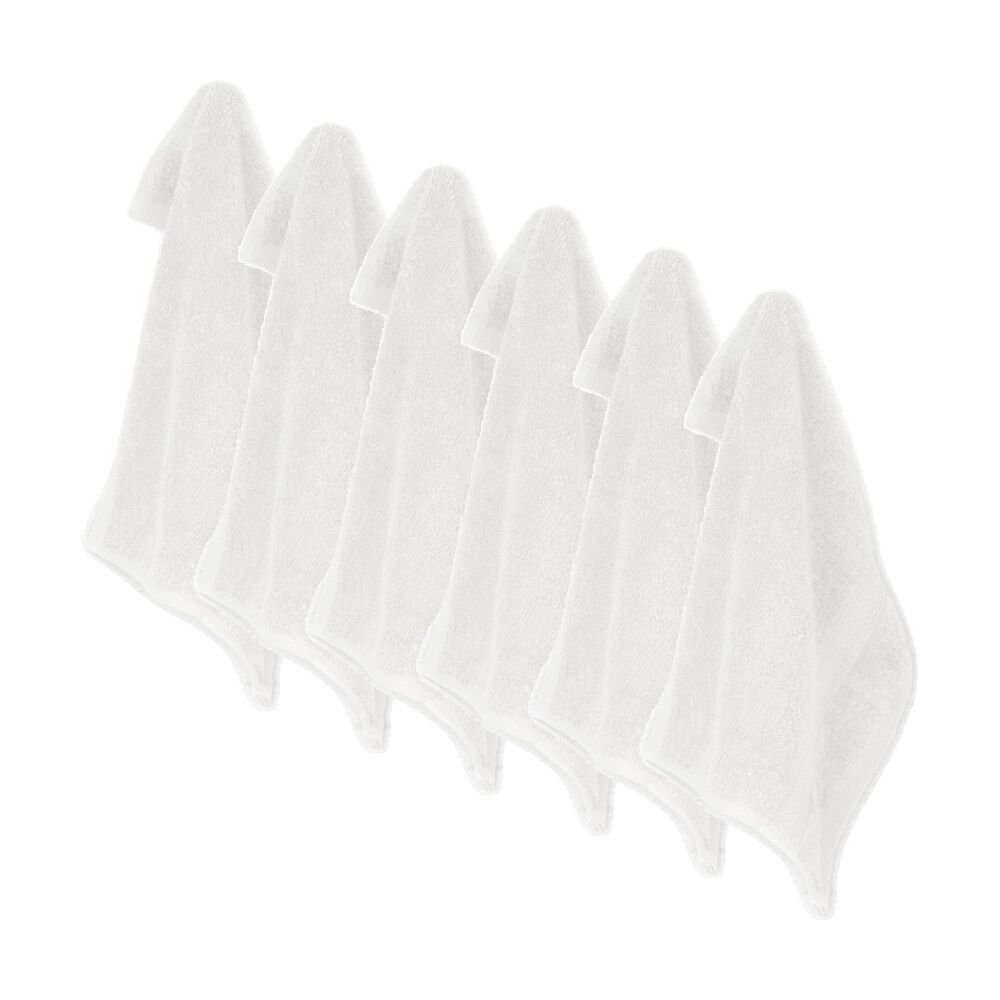 Ardor St Regis Collection 32x32cm Cotton Face Washer Towel Soft 600GSM White (6 Pack)