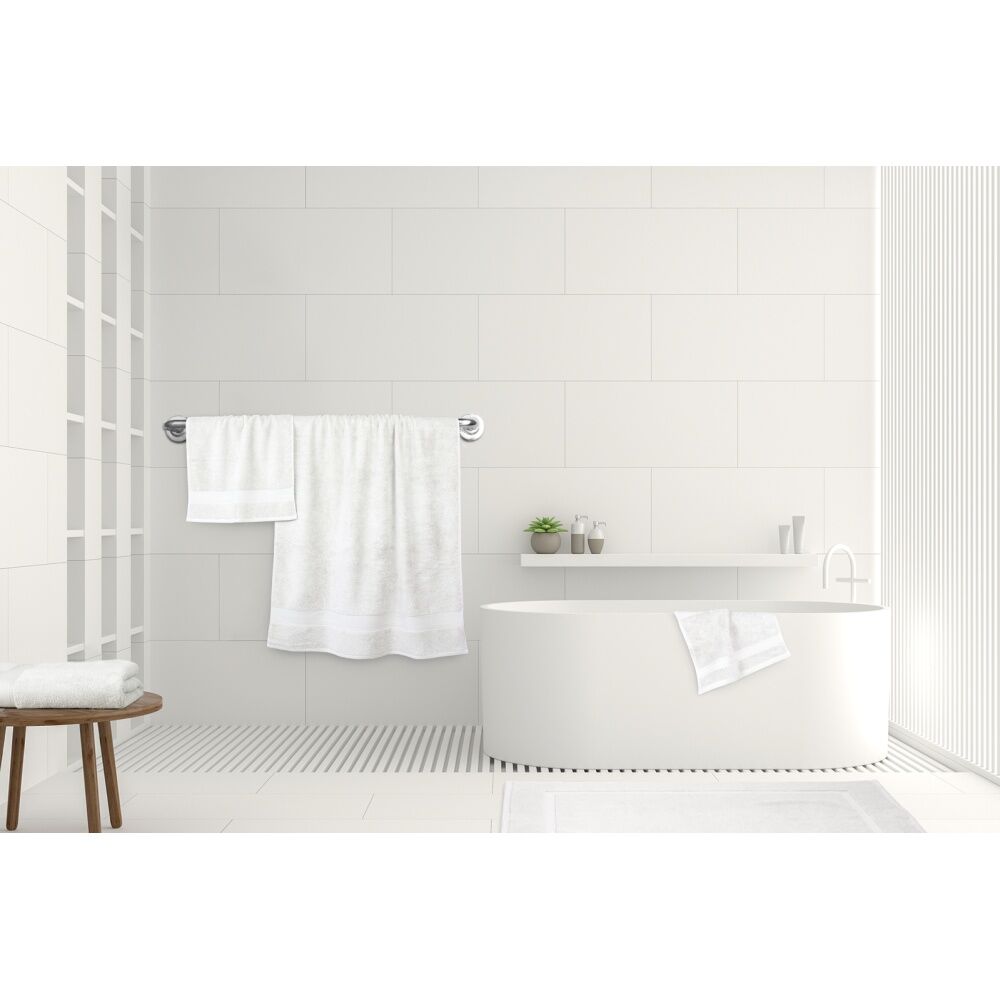 Ardor St Regis Collection 32x32cm Cotton Face Washer Towel Soft 600GSM White (6 Pack) — image 3