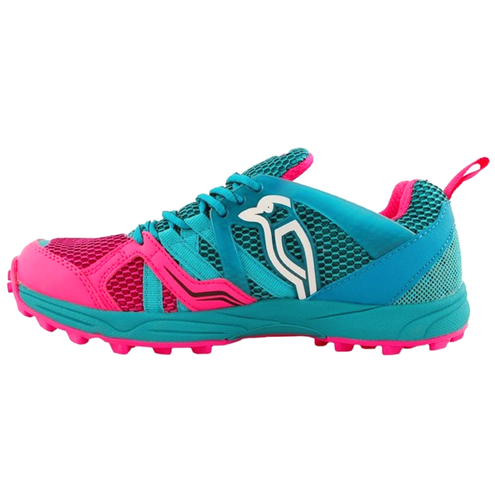 Kookaburra Illusion Unisex Field Hockey Shoes Pink/Blue/White Size 11 US/10 UK
