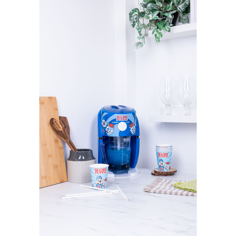Slush Puppie Snow Cone/Slushie Maker & 4pc Fizz Creations Flavoured Syrups 180ml — image 6