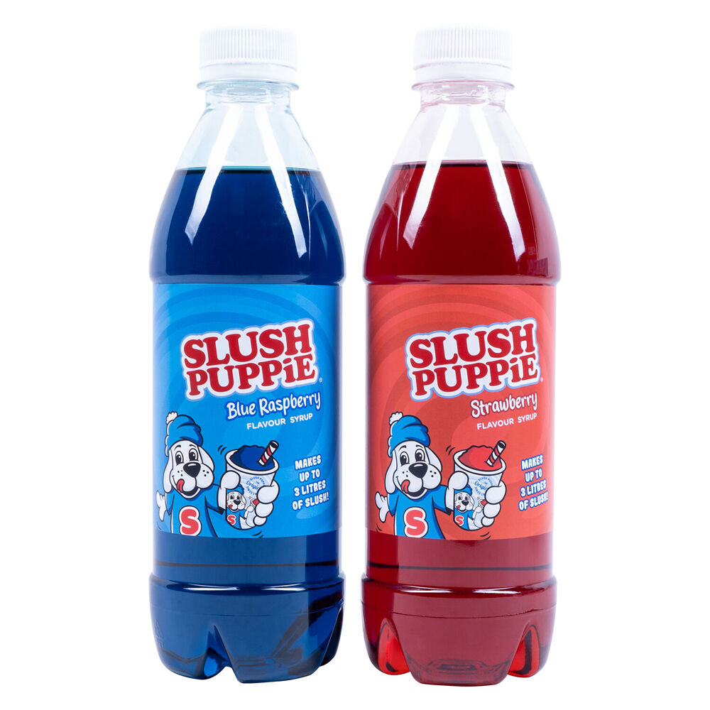 Fizz Creations Slush Puppie Drink Syrup Set Blue Raspberry/Strawberry 500ml (2 Pack) — image 4