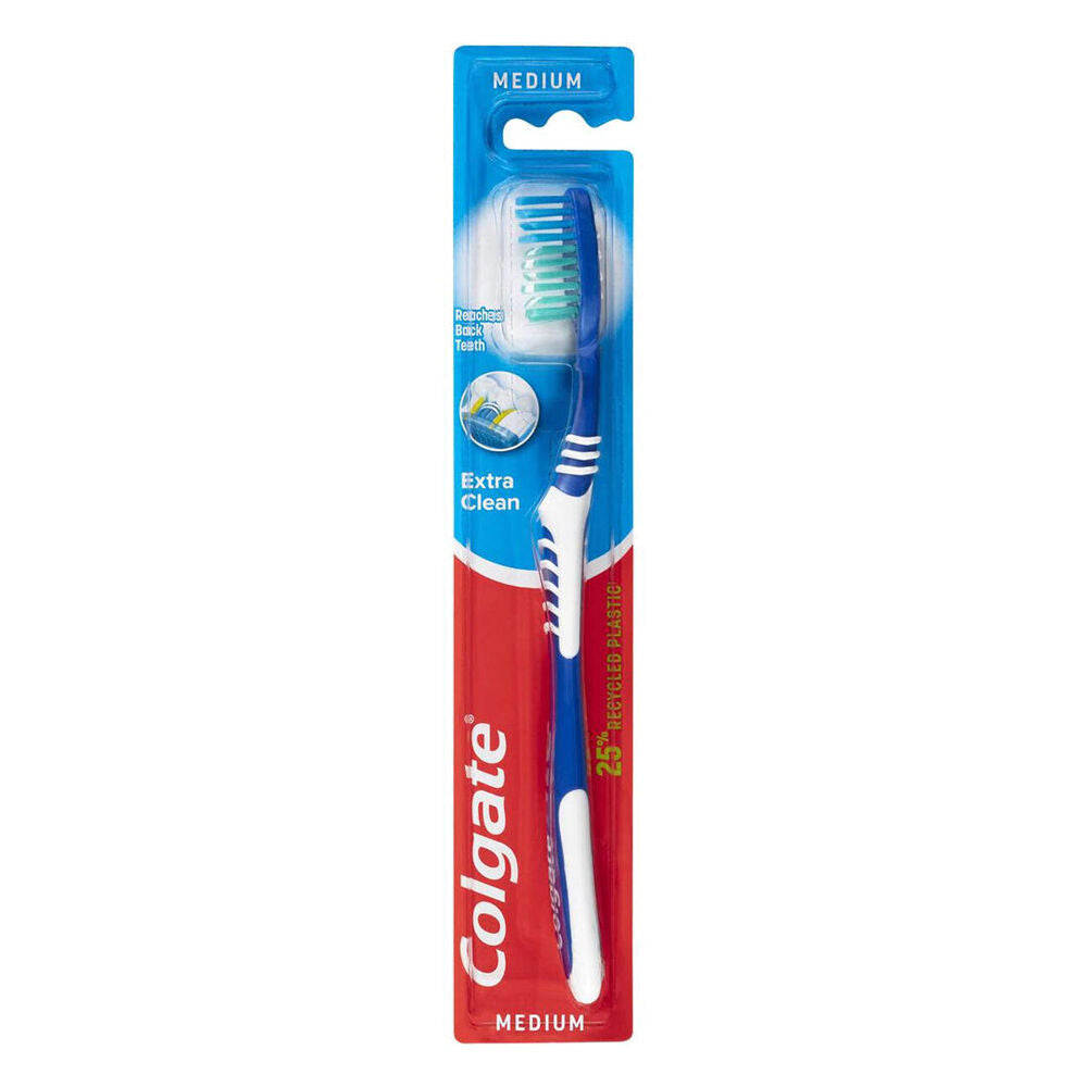 Colgate Extra Clean Toothbrush Medium Dental Oral Care Teeth Cleaner