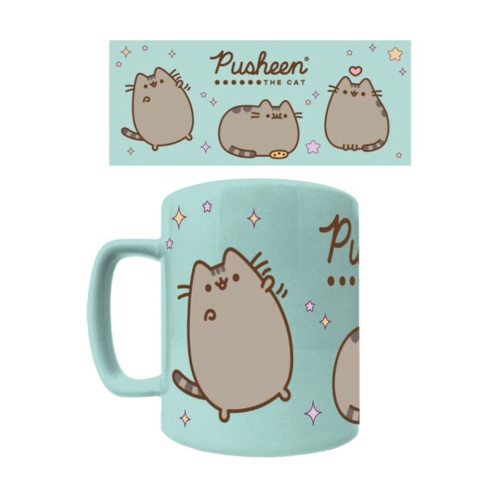 Pusheen Multicolour Cozy Fuzzy Ceramic Hot & Cold Drinking Mug — image 2