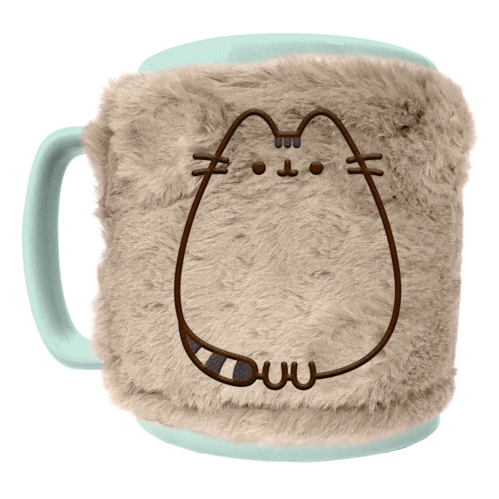 Pusheen Multicolour Cozy Fuzzy Ceramic Hot & Cold Drinking Mug