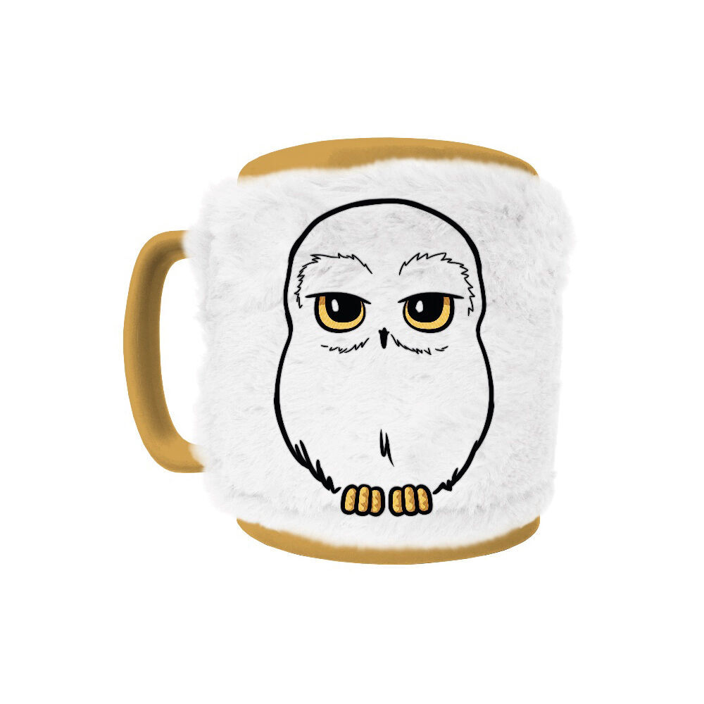 Wizarding World Harry Potter Hedwig Fuzzy Ceramic Hot & Cold Drinking Mug (2 Pack) — image 2
