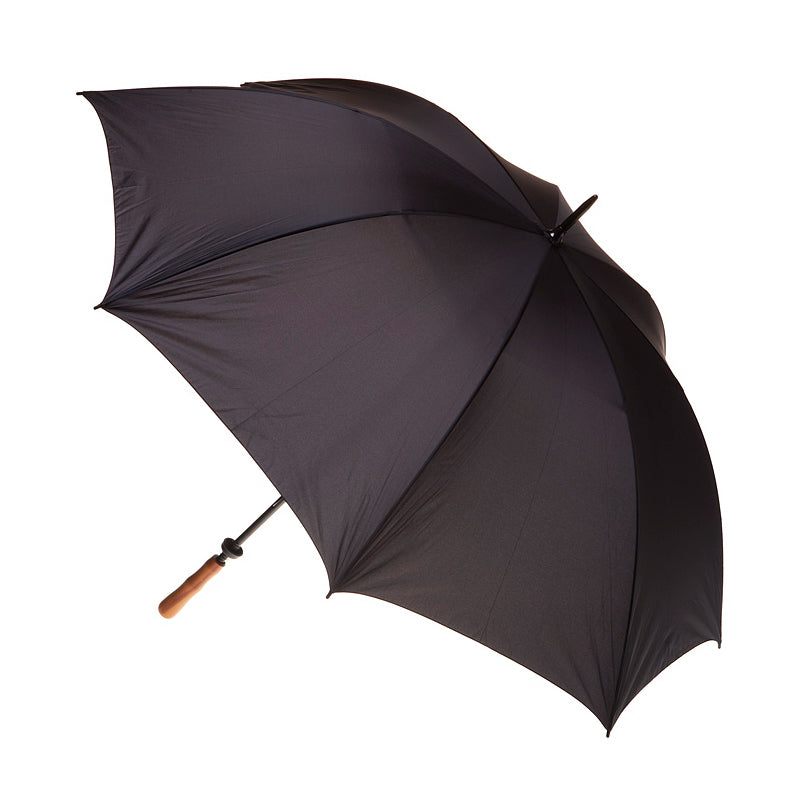 Clifton Albatross Golf 132cm Manual Open UPF50+ UV Windproof Umbrella Black