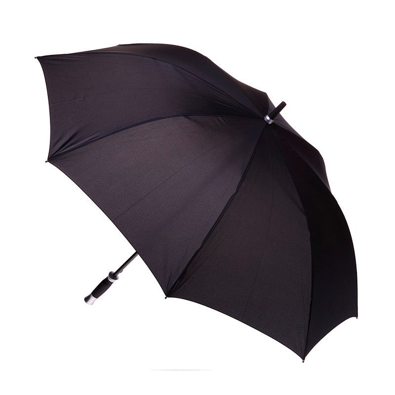 Clifton PAR Golf 123cm Auto Open Windproof Umbrella UPF50+ UV Protector Black