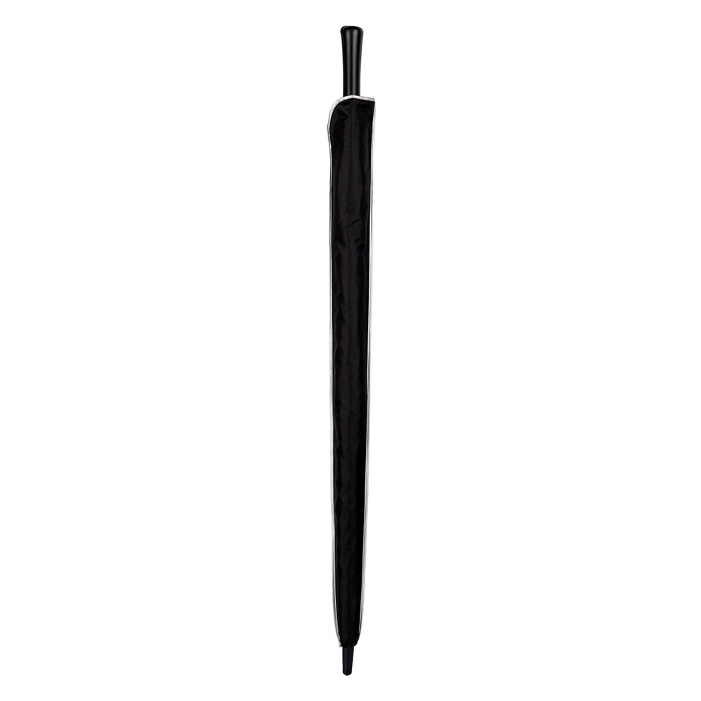 Clifton Golf Auto Open Ultimate Vented Windproof Umbrella UPF50+ UV Silver/Black — image 2