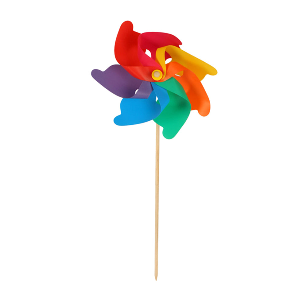 Yard Master Extra Tall 100cm Plastic Spin Windmill On Stick Outdoor Garden Decor