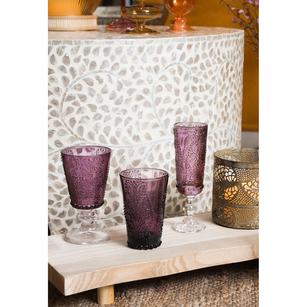 LVD Lavender 12.5cm Drink Glass Tumbler/Cocktail Party Glassware Cup — image 2
