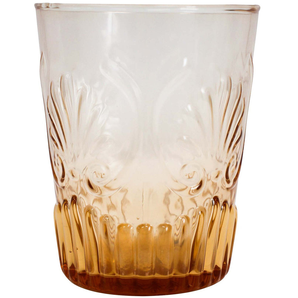 LVD Alfresco 11cm Glass Tumbler Drink Cocktail Glassware Cup Peach (4 Pack) — image 2
