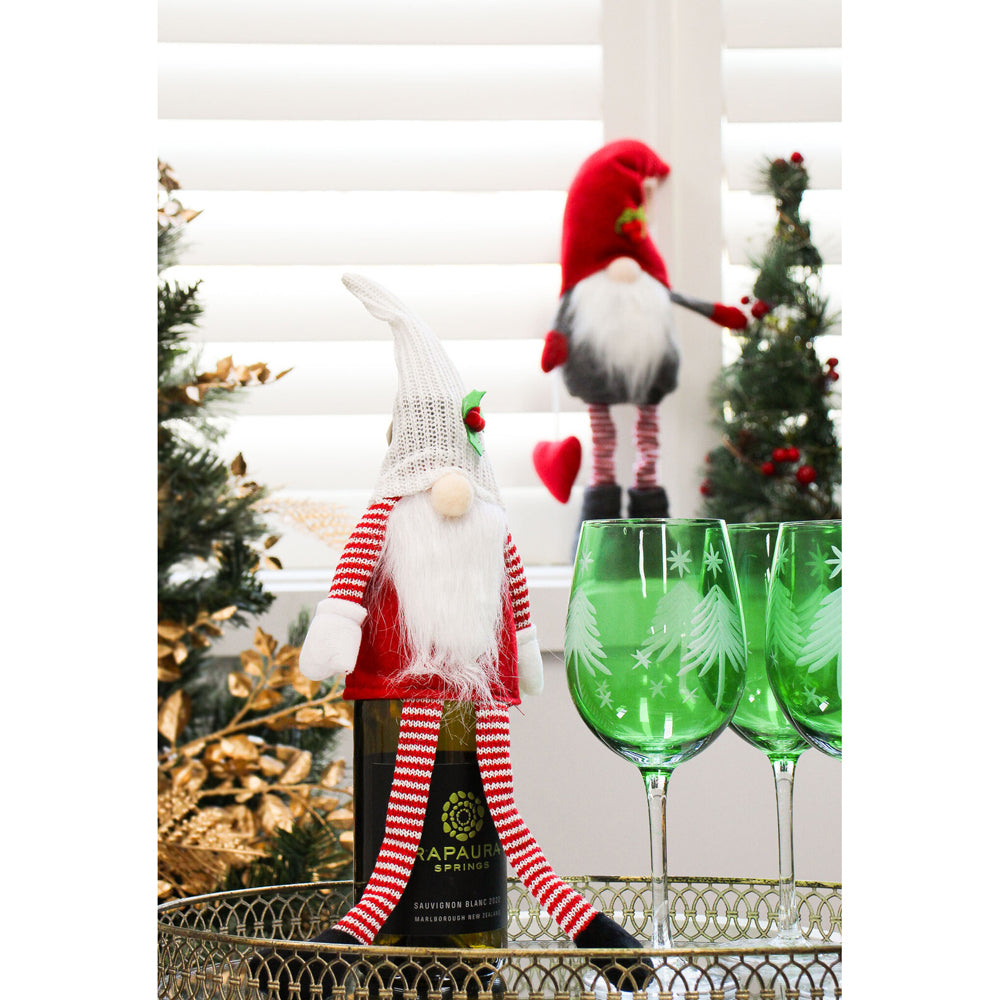 LVD Wine Glass Emerald Home/Barware Christmas Display Decor 9x23cm Green — image 2