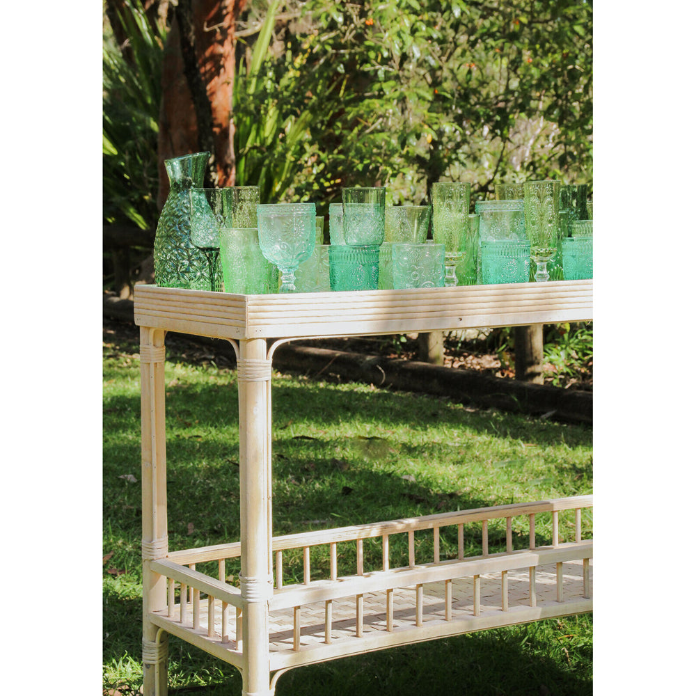 LVD Stemmed 16cm Red Wine Glass Cup Goblet Glassware Barware Apple Green — image 2