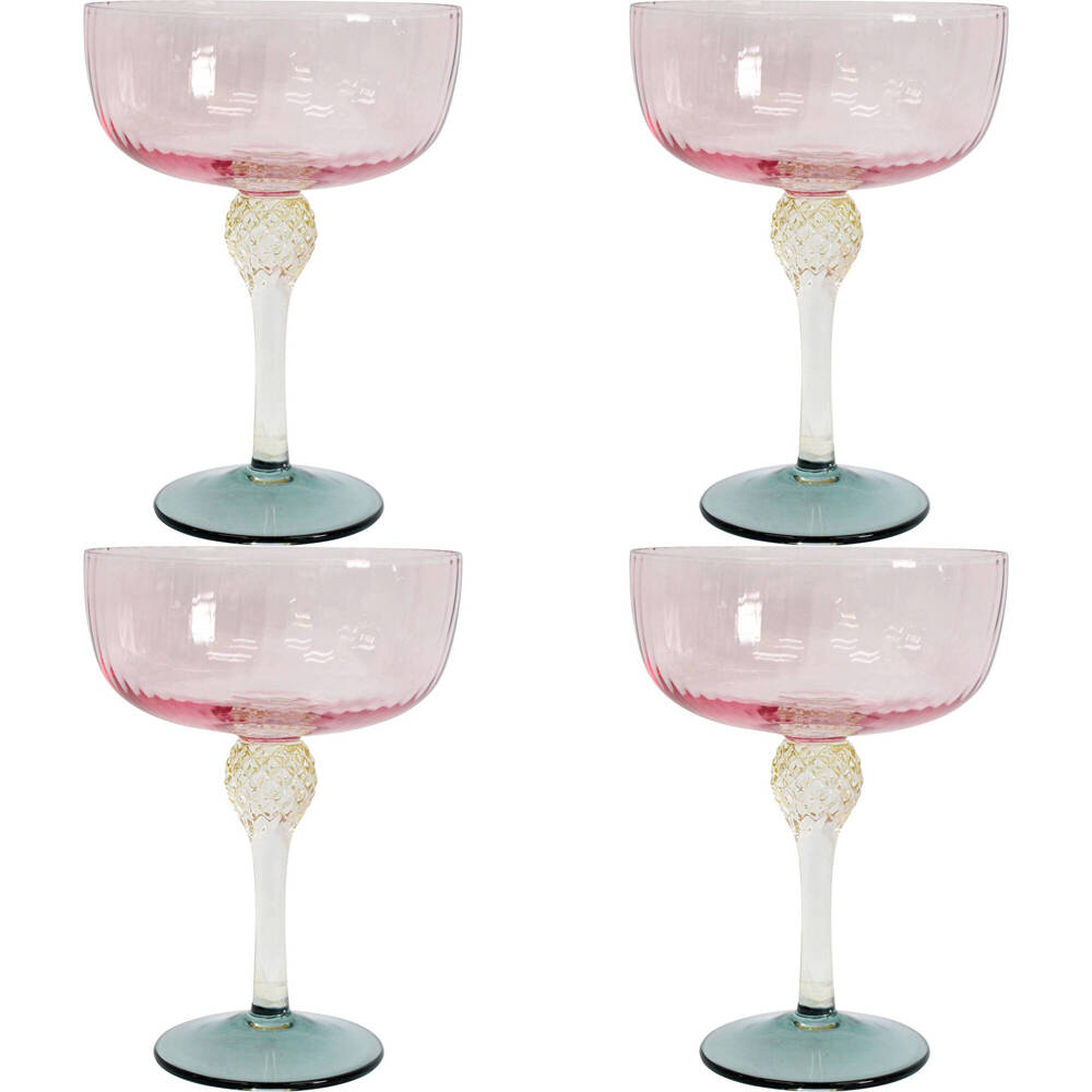LVD Cocktail Glass Home/Kitchen Drinkware Decorative Display 10cm Shertbert (4 Pack)