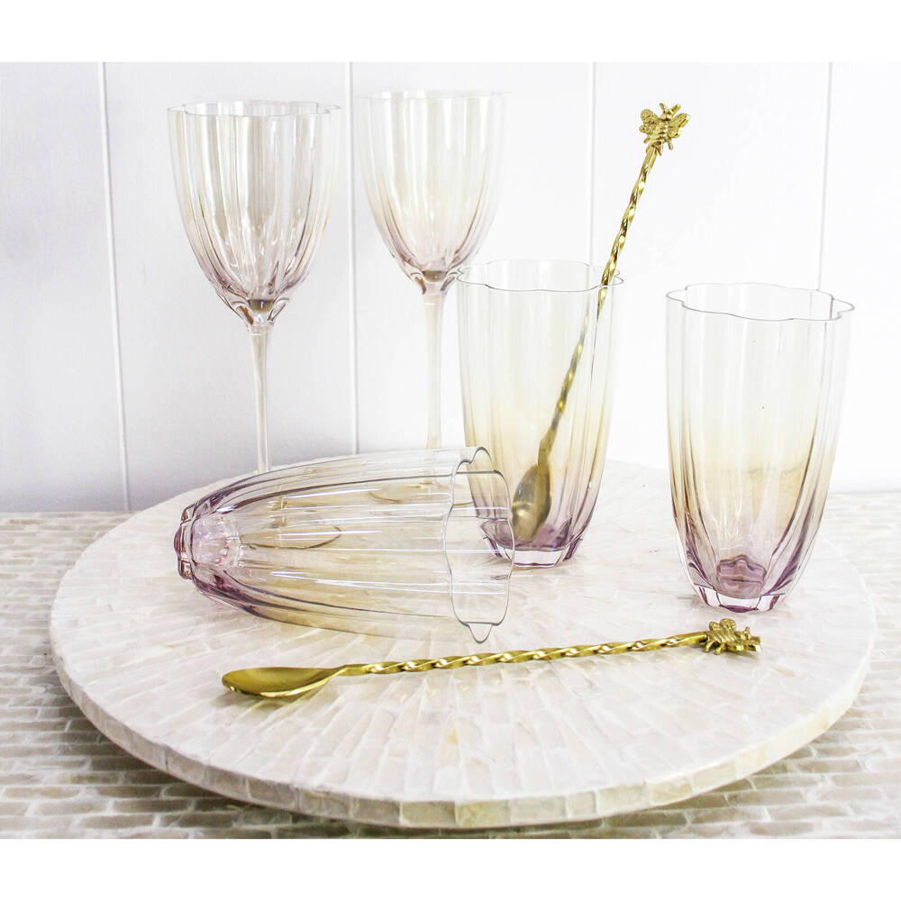 LVD Water Glass Home/Kitchen Drinkware Decorative Display 470ml Lavender Haze — image 2