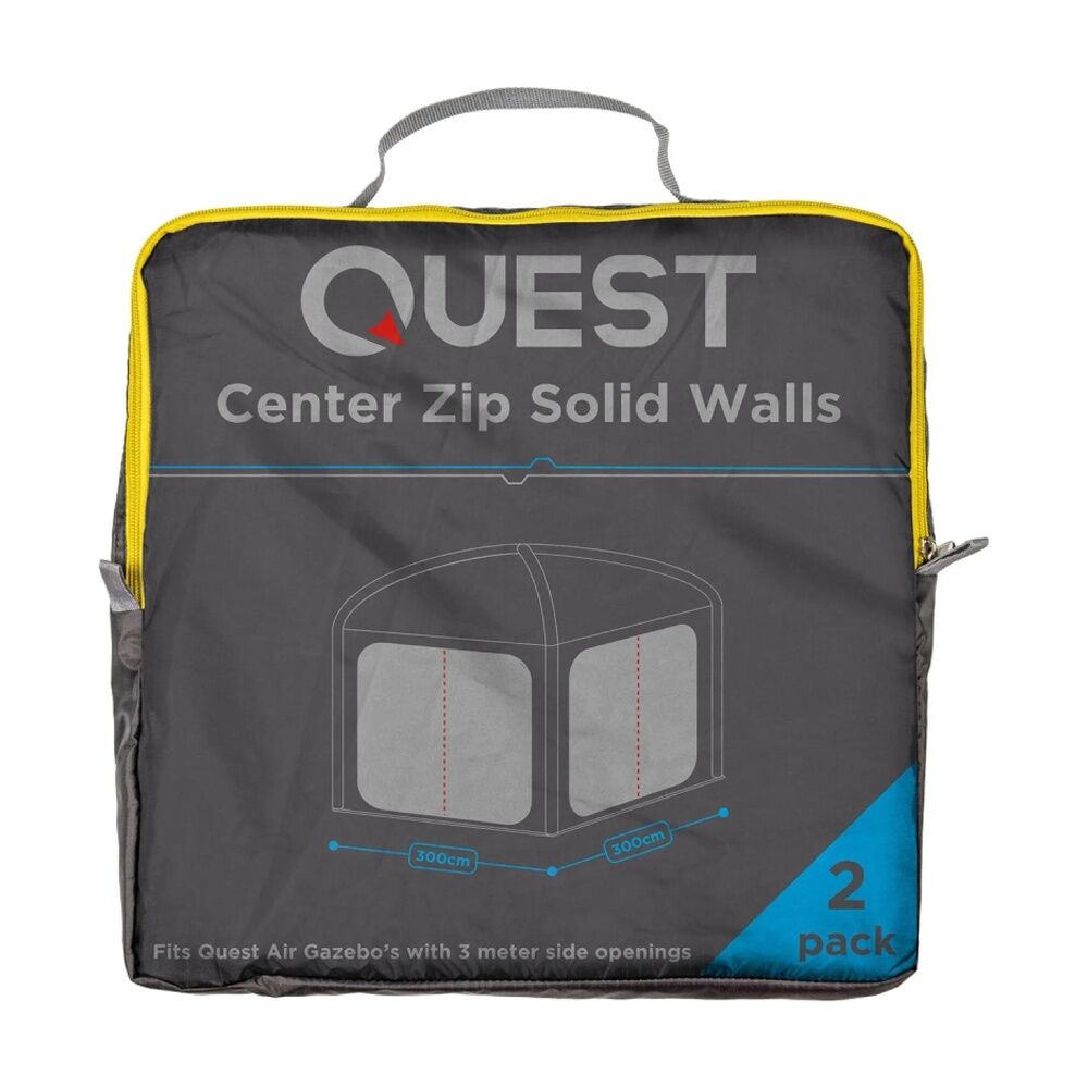 Quest Outdoors Air Gazebo 3.0 Solid Wall Kit UV Resistant Waterproof w/Zip (2 Pack) — image 3