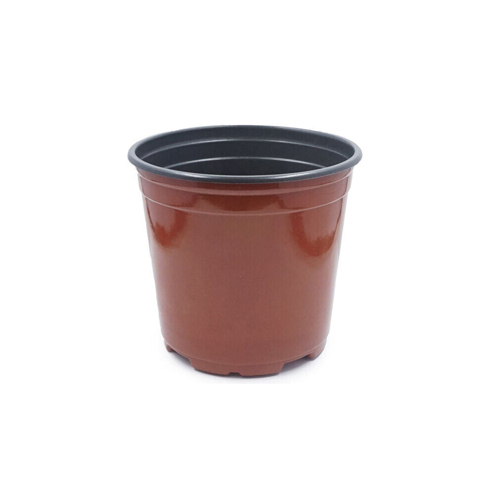 Antheia Green Homewares Soft Plastic Seedling Planter Pot 15x13.5cm Brown (4 Pieces) — image 2