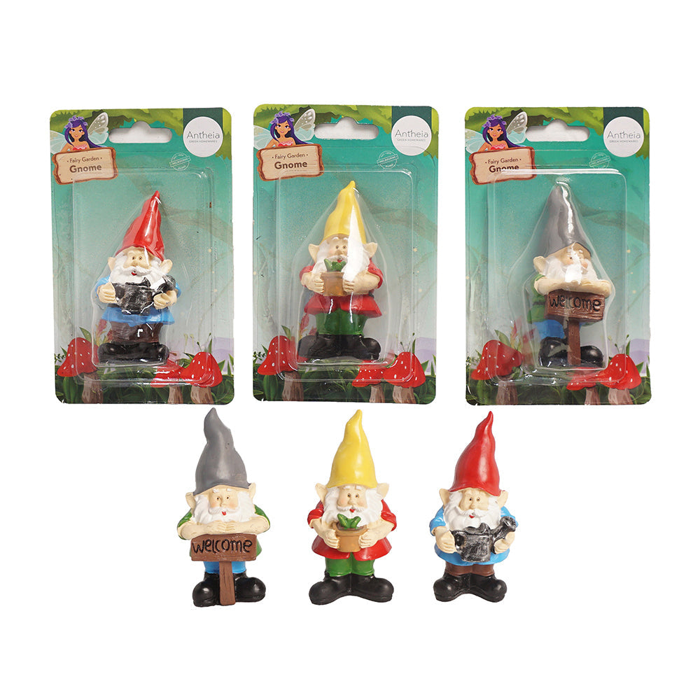 Antheia Green Homewares Outdoor Plant/Pot Decor Fairy Garden Gnome Assorted — image 2