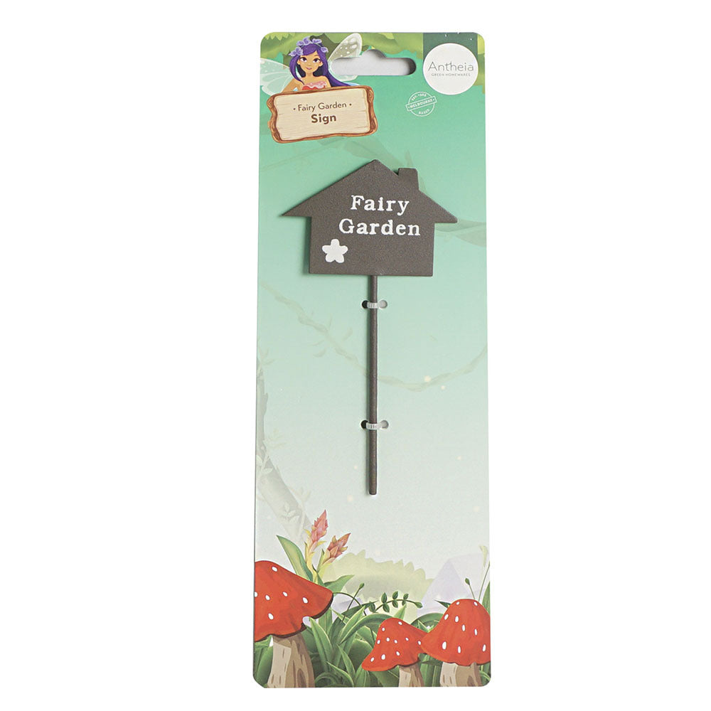 Antheia Green Homewares Plant/Pot Decor Fairy Garden Metal Garden Sign Assorted