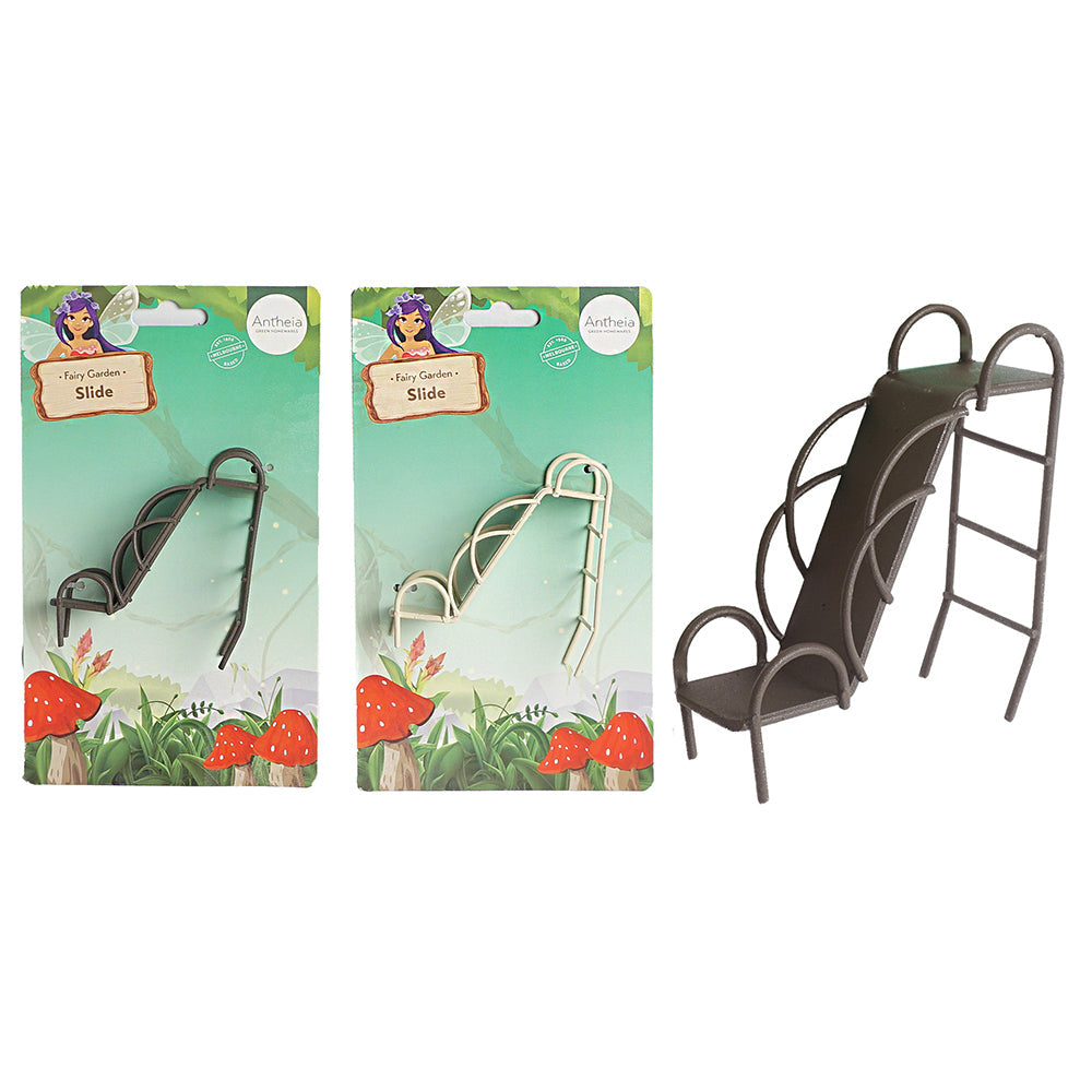 Antheia Green Homewares Plant/Pot Decor Fairy Garden Metal Slide Assorted — image 2