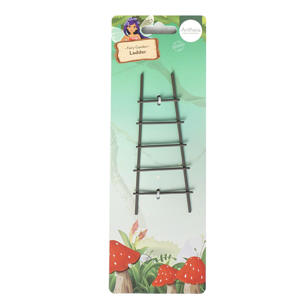 Antheia Green Homewares Outdoor Plant/Pot Decor Fairy Garden Metal Ladder Asstd