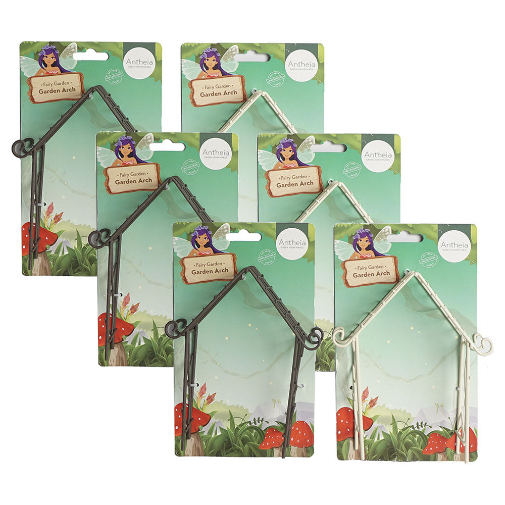 Antheia Green Homewares Plant/Pot Decor Fairy Garden Garden Arch Assorted (6 Pack)