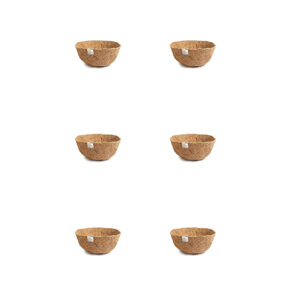 Antheia Green Homewares Rigid Coconut Fibre Basket Liner Display Box 40cm (6 Pack)