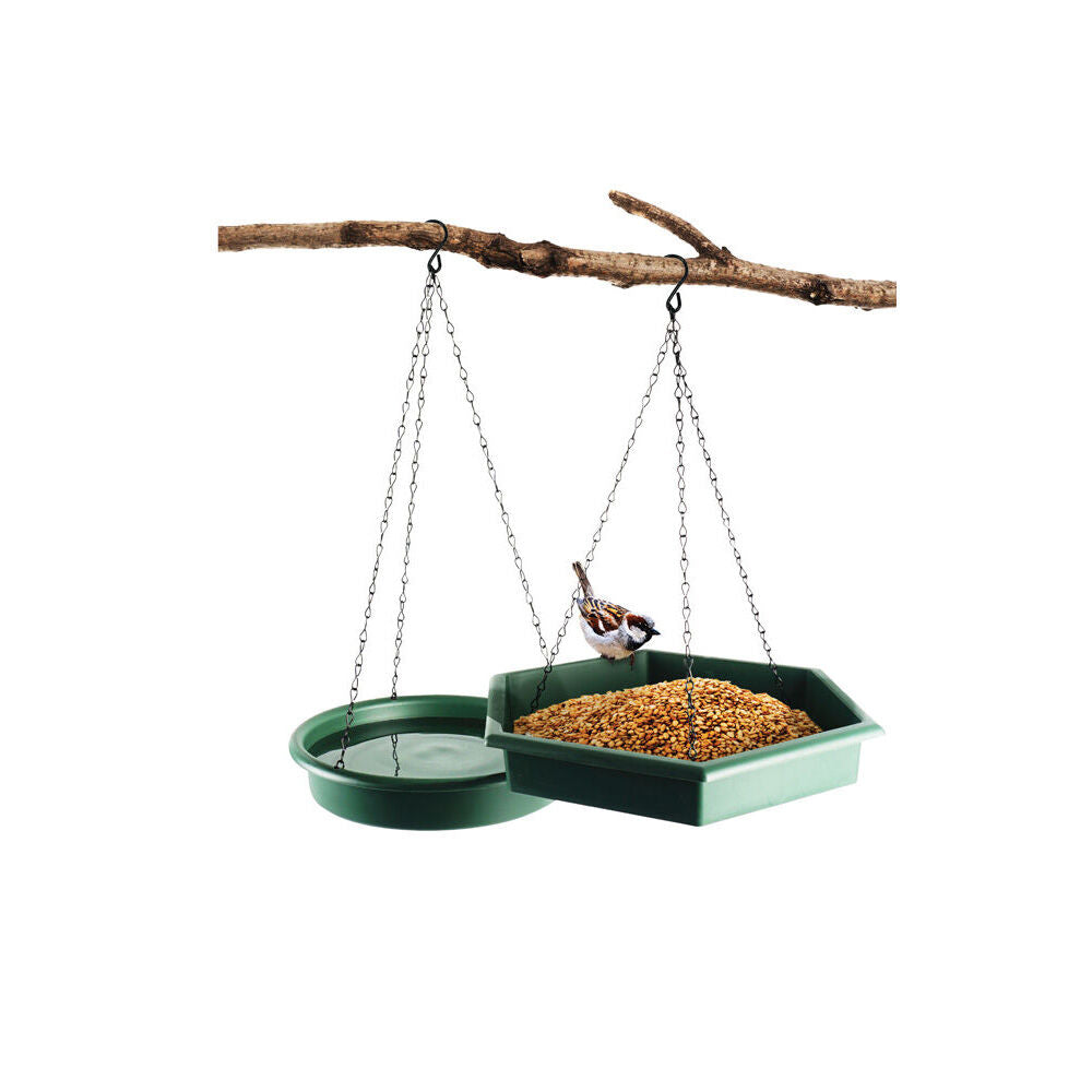 Antheia Green Homewares Bird Bath & Bird Feeder Green 28cm (2 Pieces) — image 2