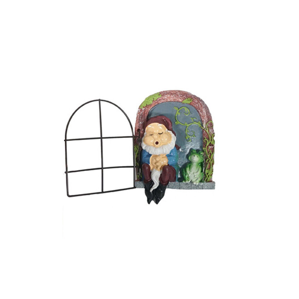 Antheia Green Homewares Fairy Garden Gnome Plaque Home Decor Assorted 21cm (2 Pack) — image 2