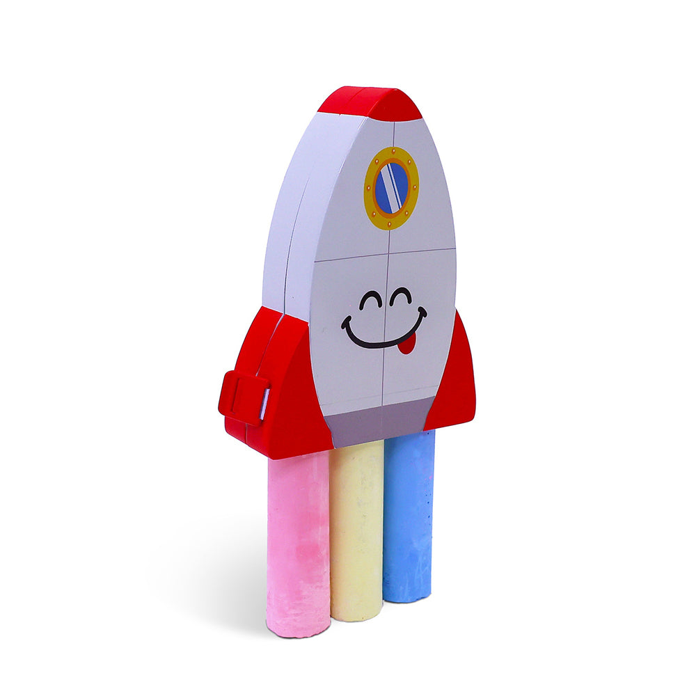 Good Banana Chalksters Spaceship Sidewalk Chalk Toy Kids/Children Art 3y+ (4 Pieces)