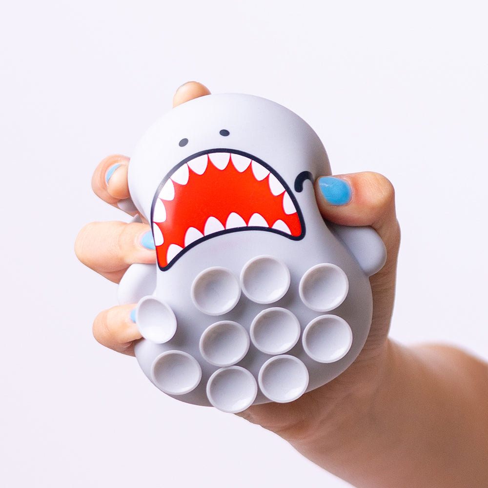 Good Banana Suction Cup Fidget Shark Squeeze Soft Sensory Kids Toy 13cm Grey — image 5