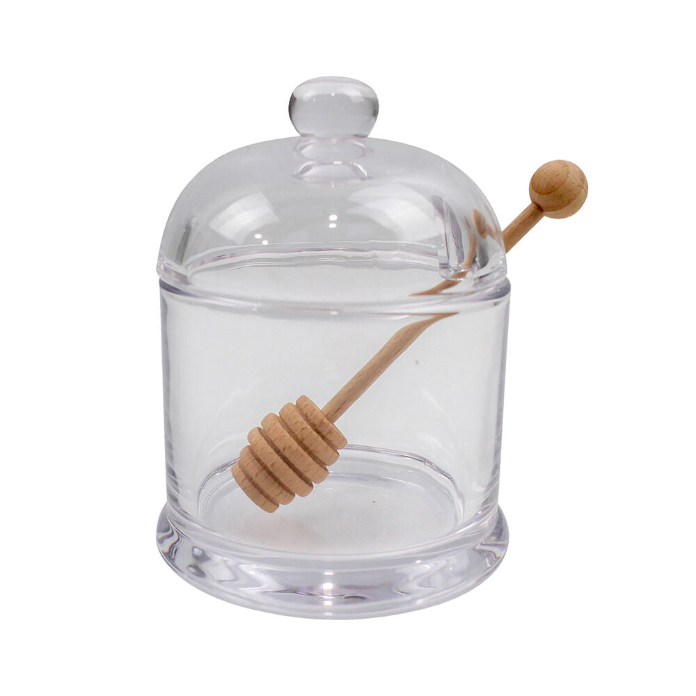 NF Living Honey Jar Set Glass 10x10x13cm Clear Solid — image 2