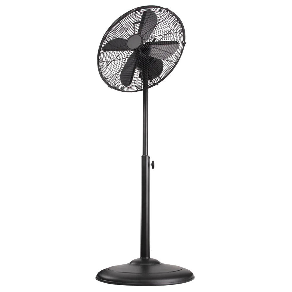 Goldair 3-Speed 40cm/60W Metal Pedestal Fan Oscillating Standing Matte Black