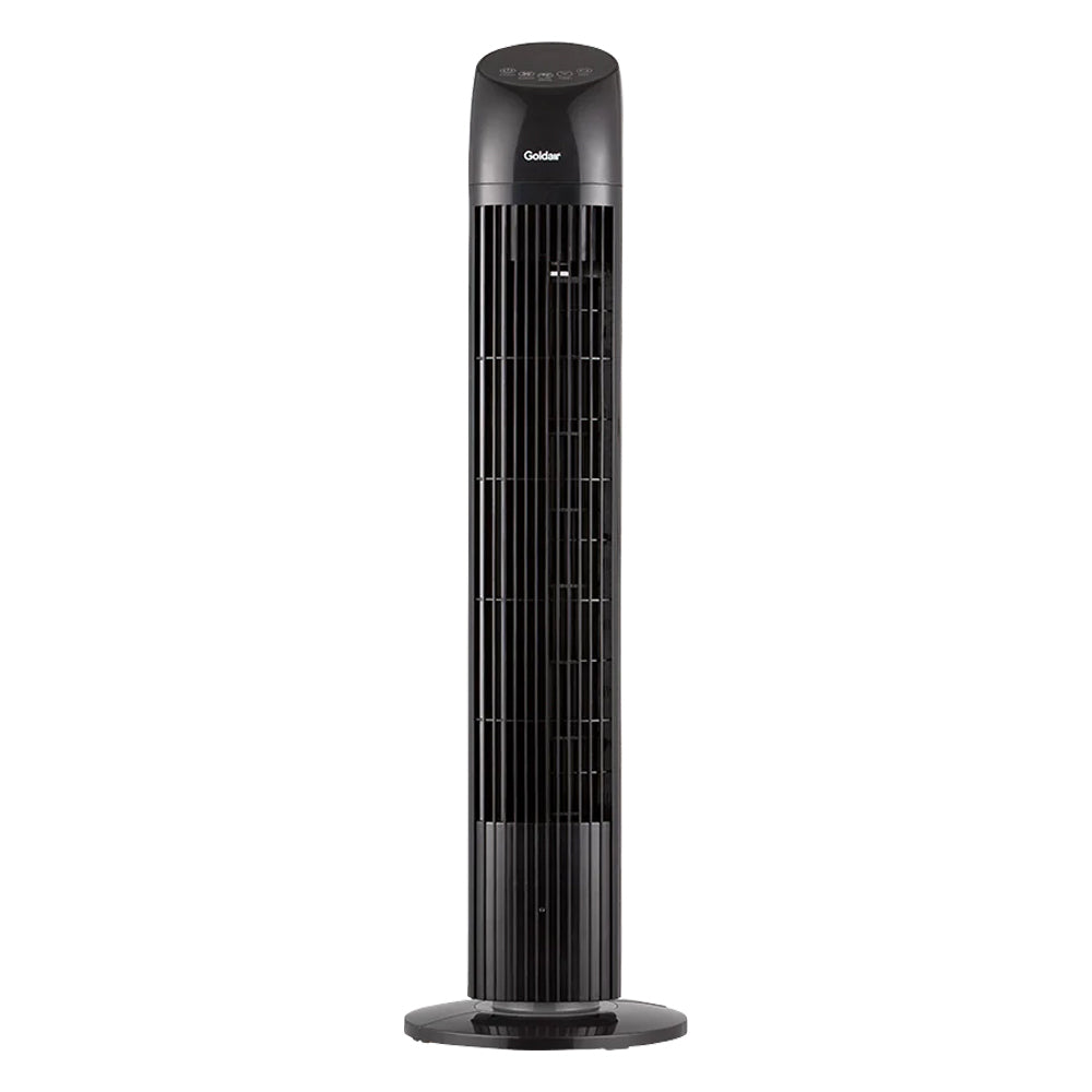 Goldair 84cm Digital Tower 45W Oscillating Smart Fan w/ Wifi/Remote Control BLK — image 2