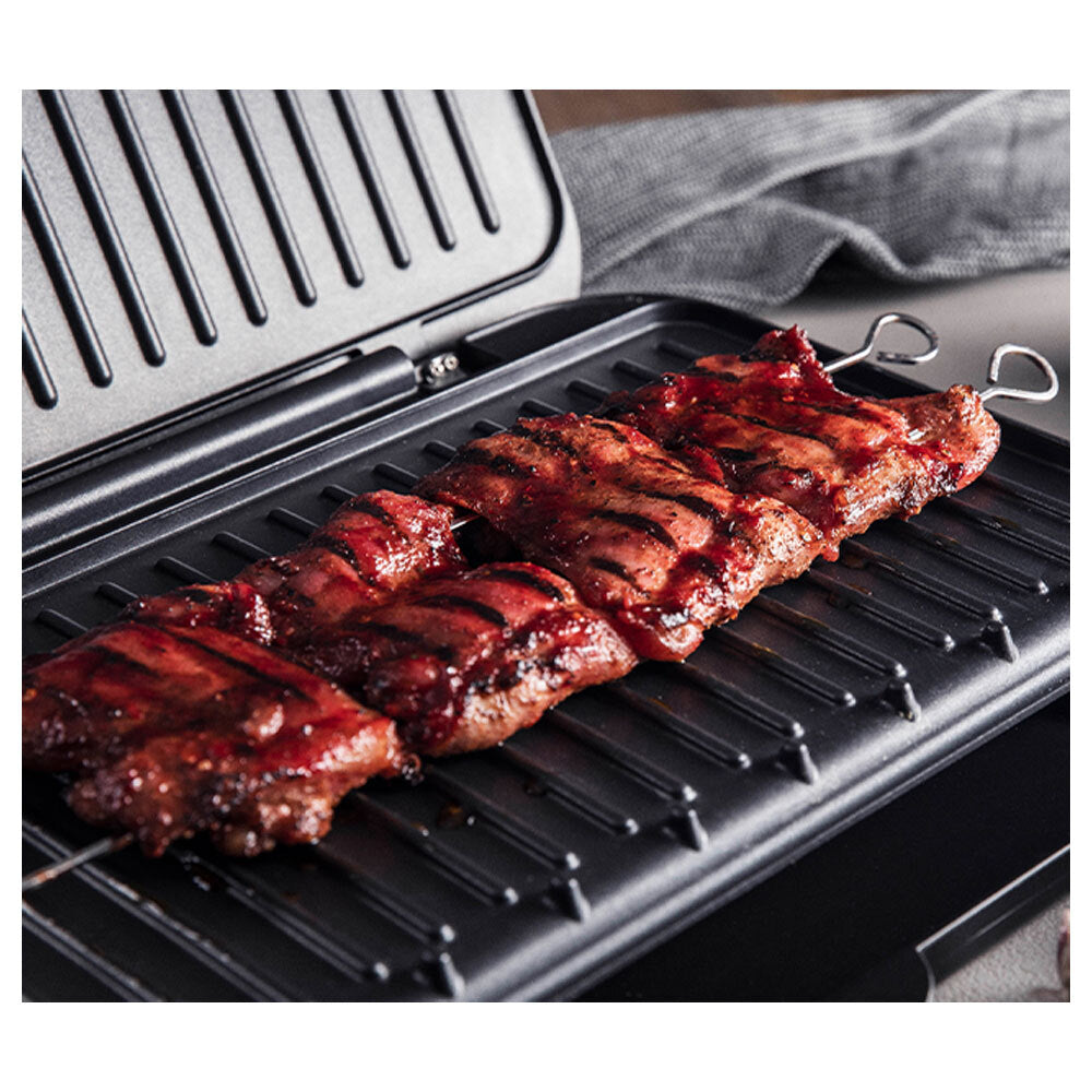 George Foreman 43cm Fit Electric Griller Press Non Stick Food Cooking — image 3