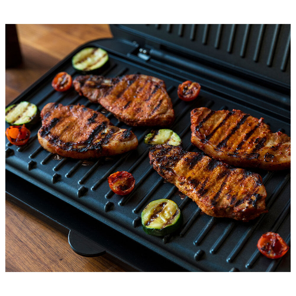 George Foreman 43cm Fit Electric Griller Press Non Stick Food Cooking — image 4
