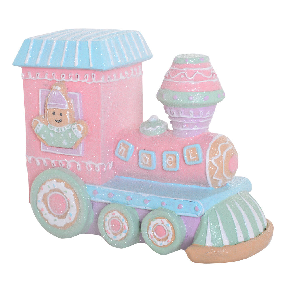 Gibson Gifts 85x180x140mm Fairy Floss Gingerbread Christmas Train Decoration