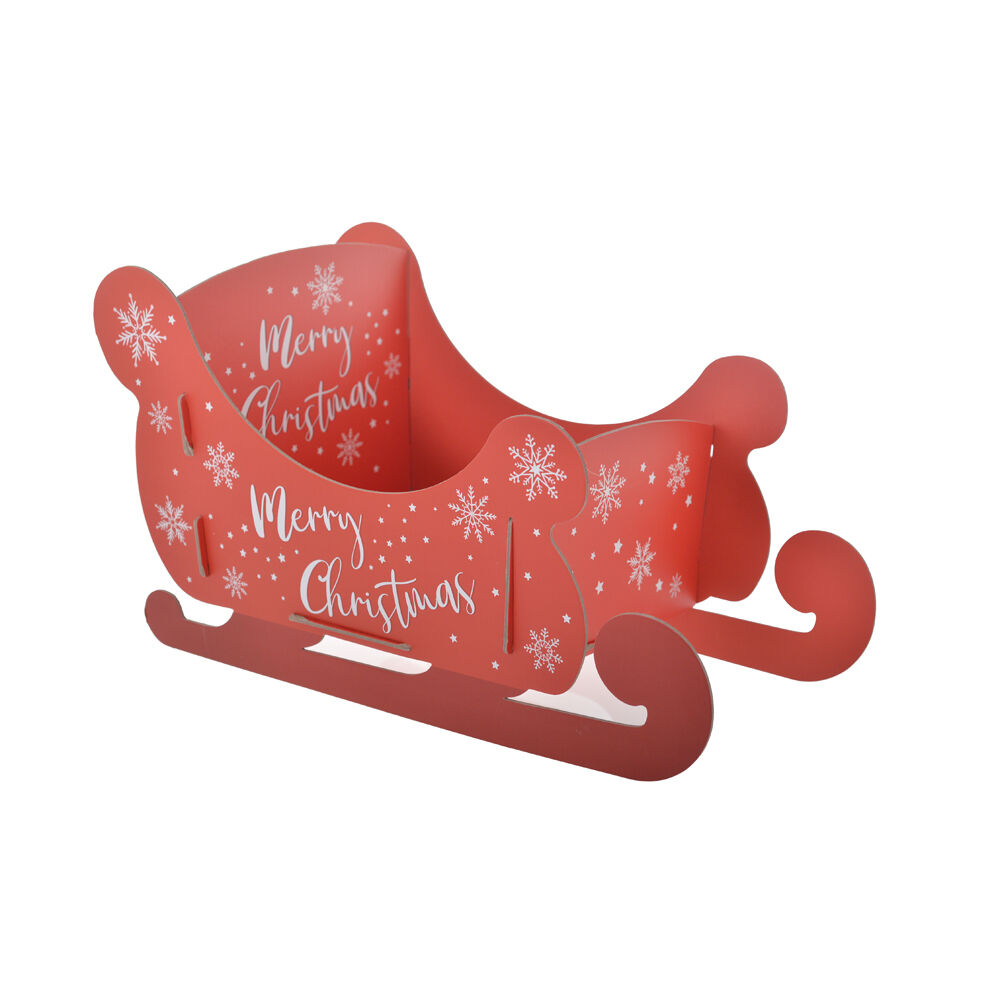 Gibson Gifts 280x550x320mm Merry Christmas Themed Sleigh Gift Box Large