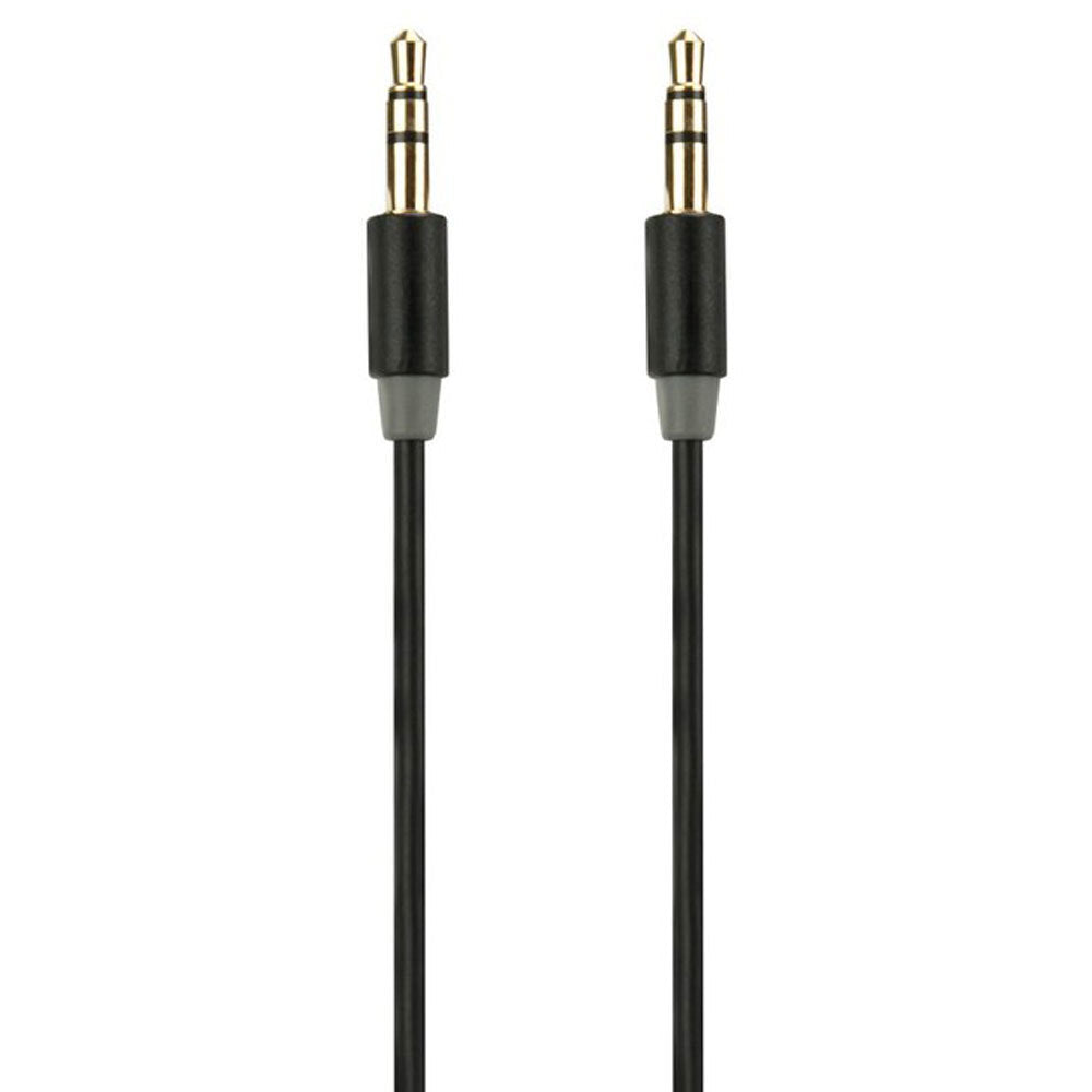Gecko 1m 3.5mm Male to M Slimline Sound Wire Aux Cable Cord For Smartphone Black — image 2