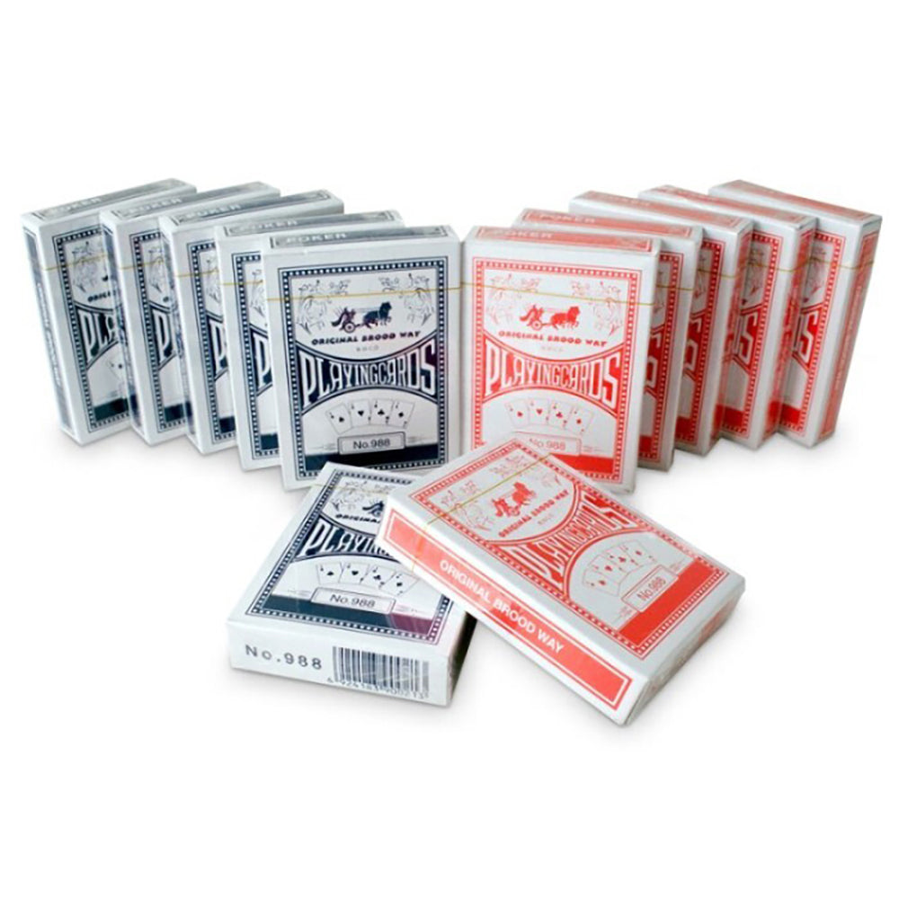 LMD Box Of 12 Decks Of Cards Novelty Tabletop Card Gambling Set Game 18yr+ (12 Pieces)