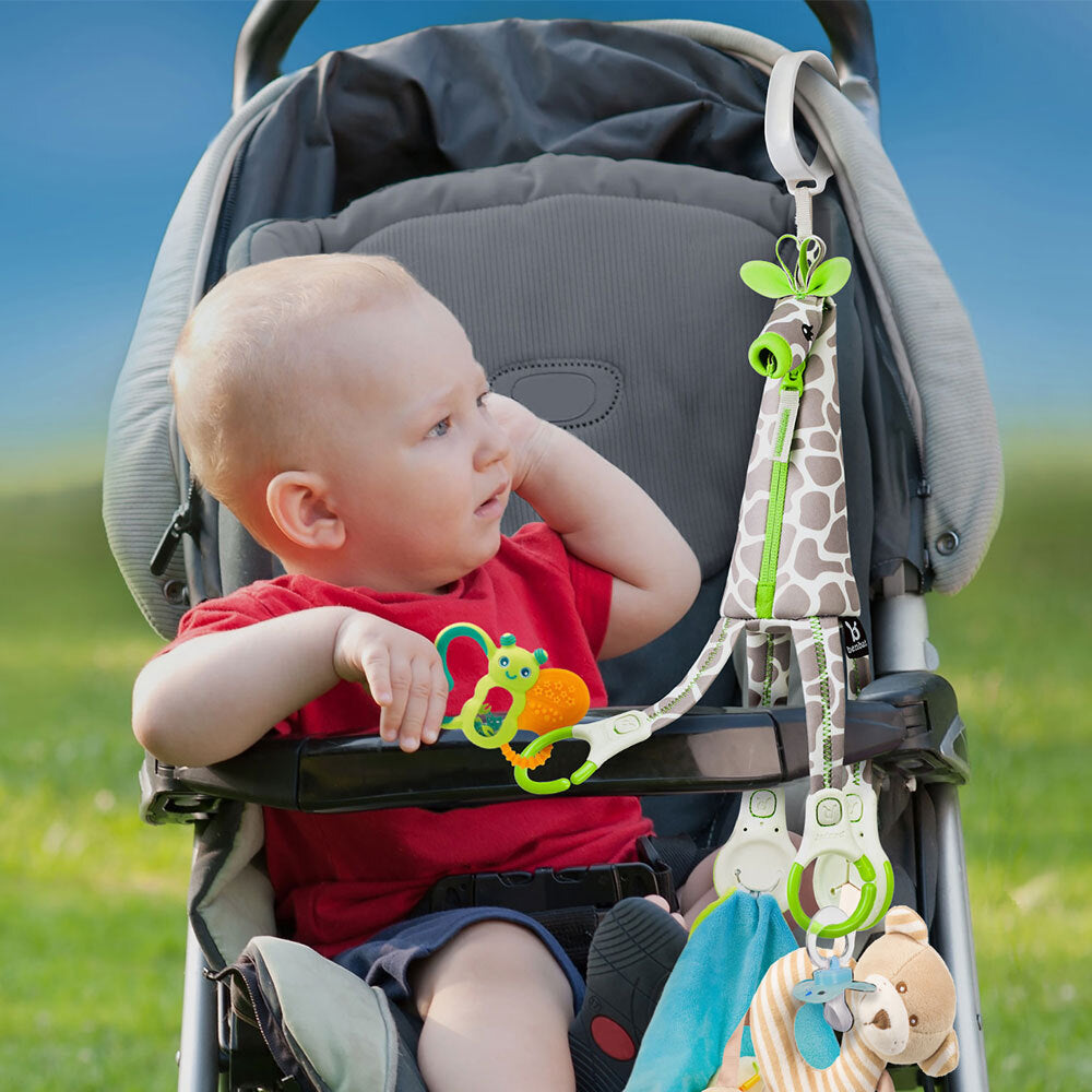 Benbat Baby/Infant Stroller/Prams Organiser Snack Holder/Storage 0m+ w/ Hooks (2 Pack) — image 5