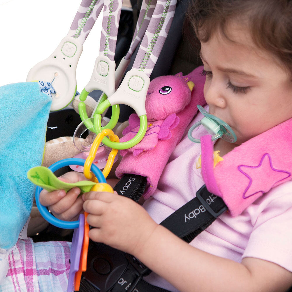 Benbat Baby/Infant Stroller/Prams Organiser Snack Holder/Storage 0m+ w/ Hooks (2 Pack) — image 6