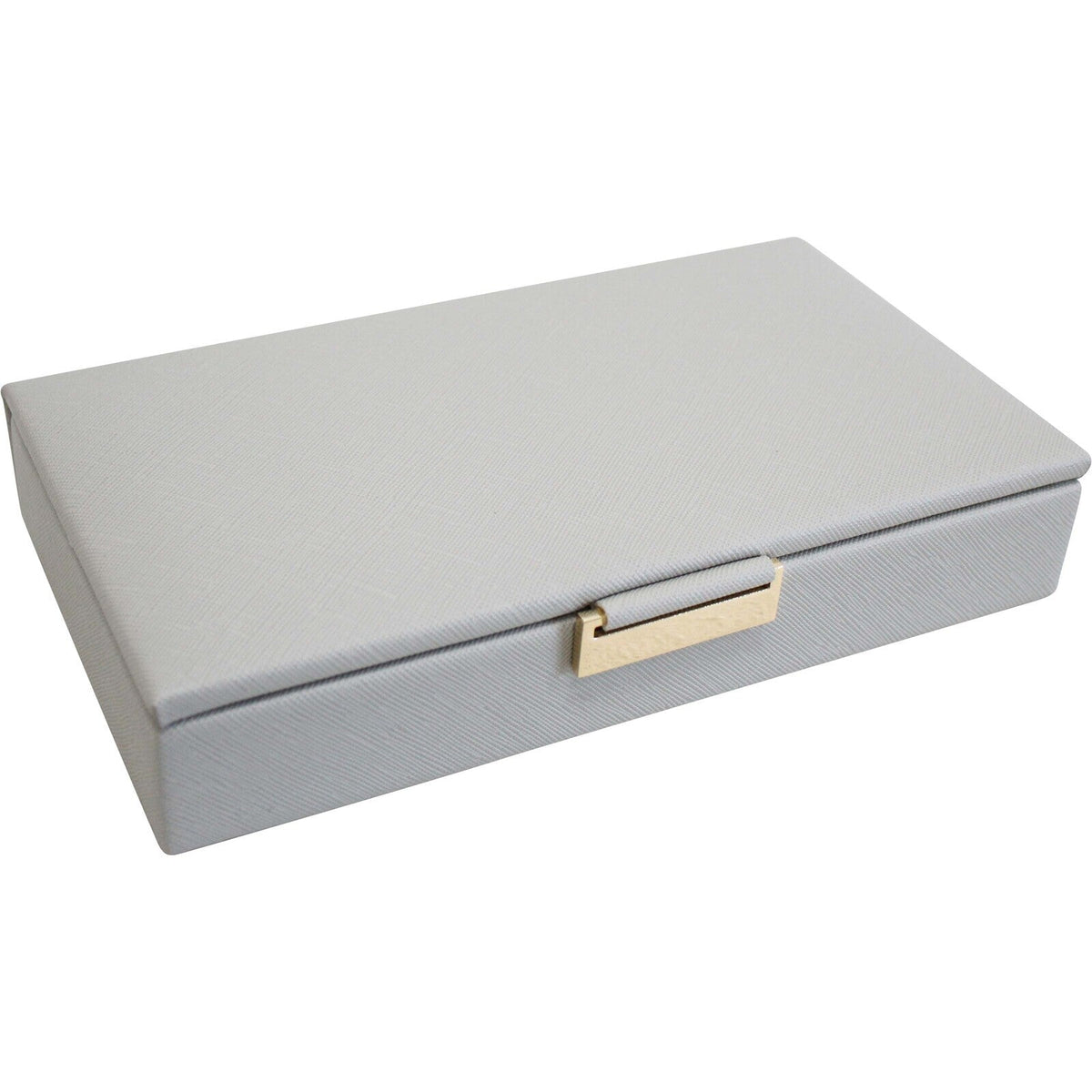 LVD MDF Glass 21cm Jewellery Box Storage Holder Display Organiser Rectangle Dove — image 2